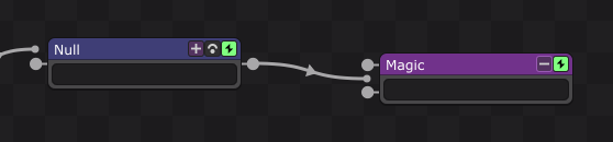 When minimising or expanding node with annotation and no parameters.