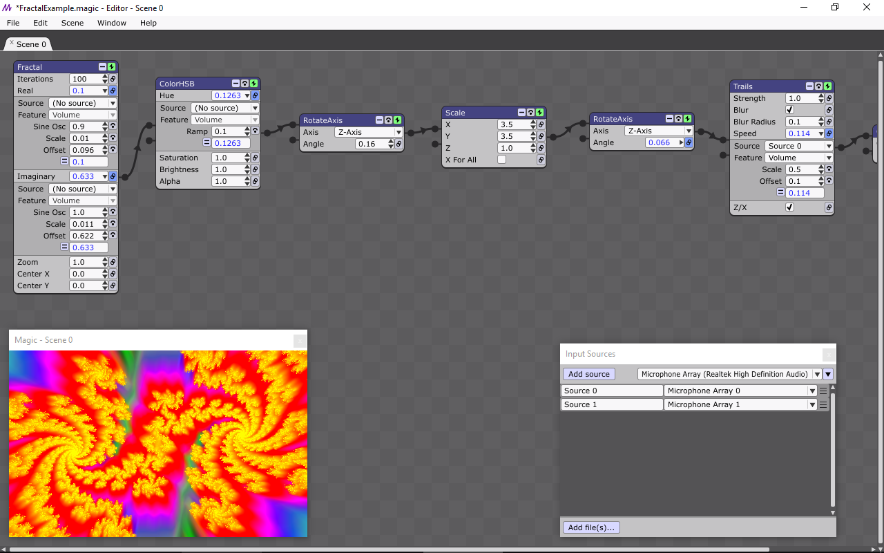 Screenshot for Magic Concert Visuals Software