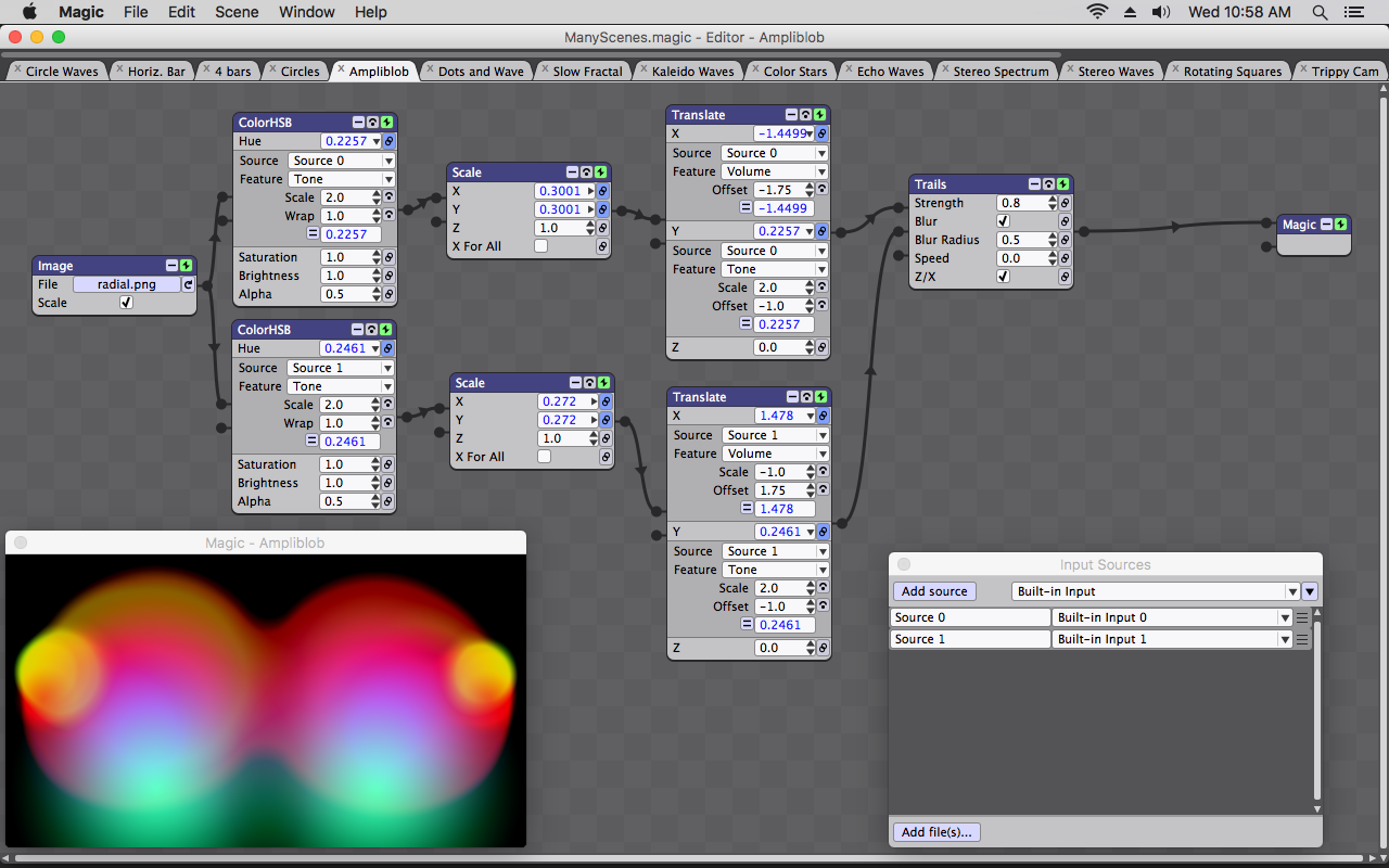 Screenshot for Magic Music Visualizer Software