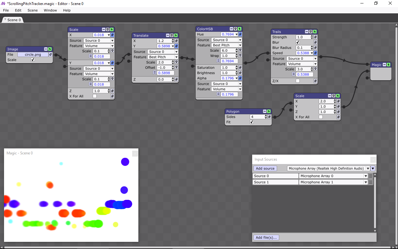 Screenshot for Magic Music Visualization Software